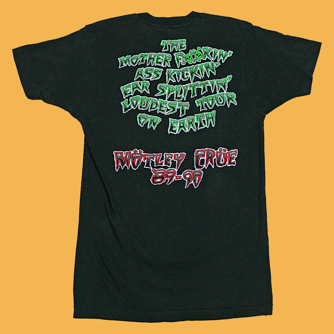 34 モトリークルー motley crue 1989年製ヴィンテージ Tシャツ 88 モトリークルー motley crue 1989年製ヴィンテージ キムタク