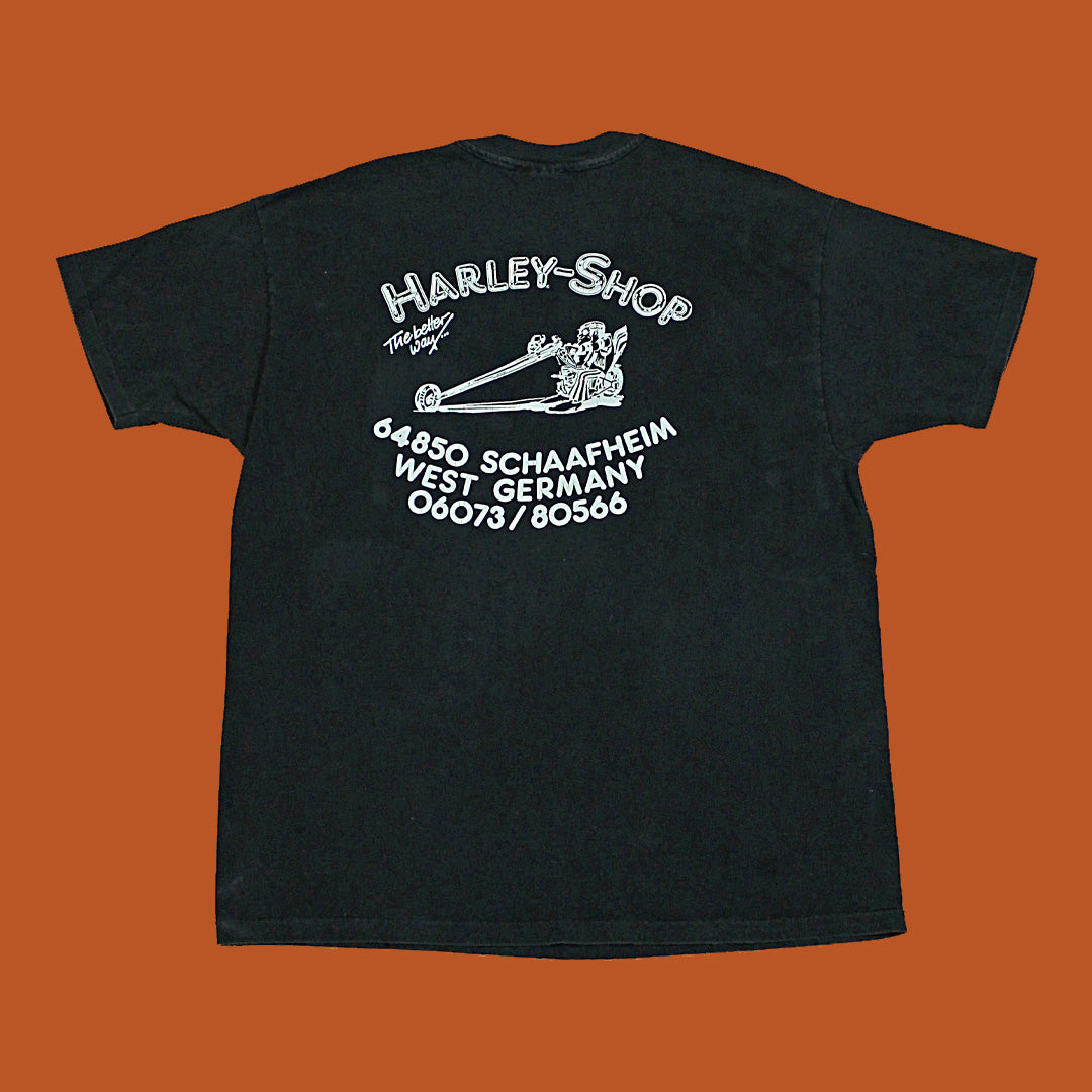 Harley-Davidson 1994スペシャル ビンテージ Tシャツ 1994 Harley Davidson Wild Breed Vintage T-shirt – The Owl's Attic