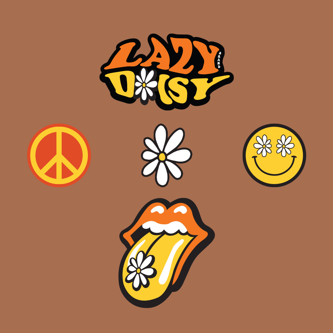 Lazy Daisy Sticker Pack