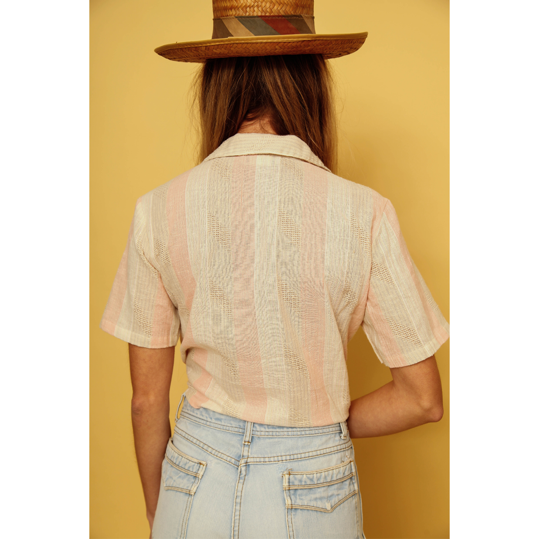 Panama Cropped Button Down