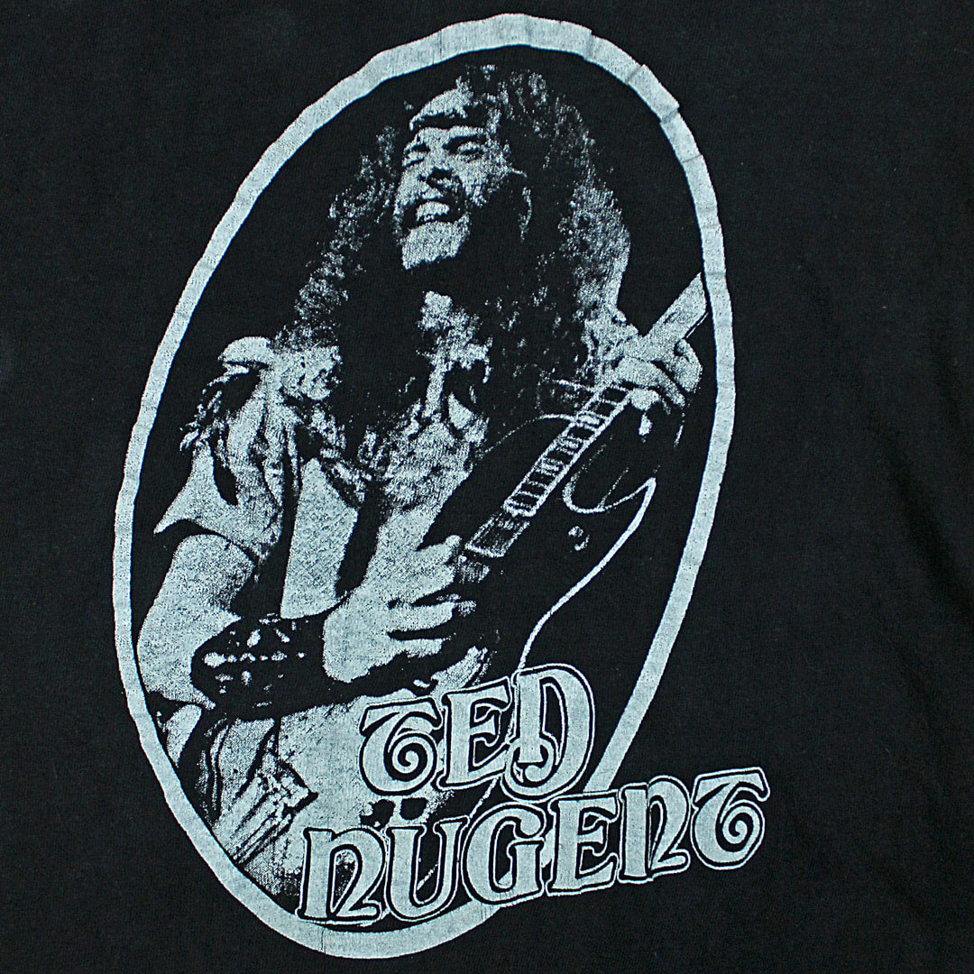 ViNTAGE 70‘sパキ綿ロックTシャツ TED NUGENT 70's Ted Nugent Vintage T-shirt – The Owl's Attic