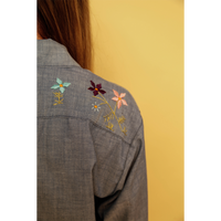 Embroidered Button Up Shirt