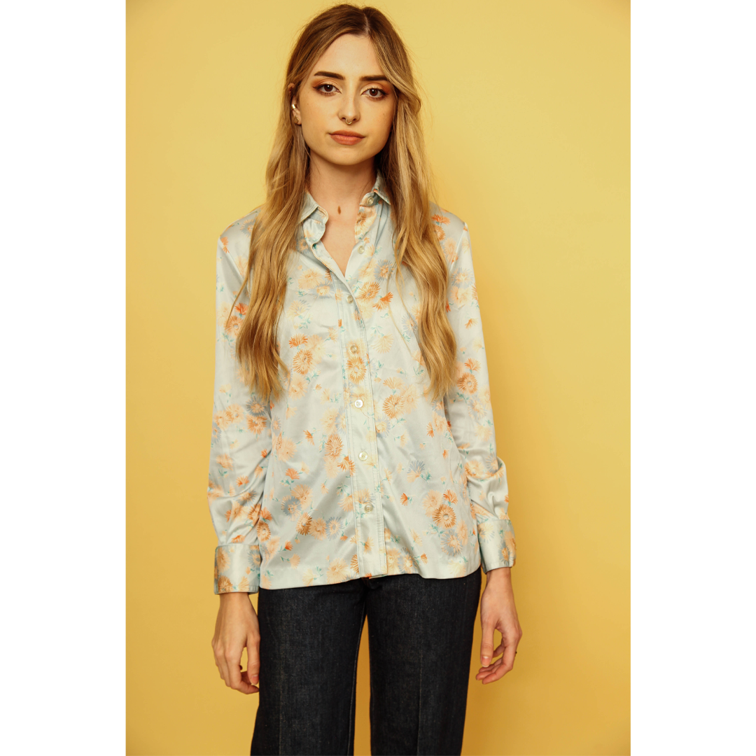 Blue Gardens Blouse