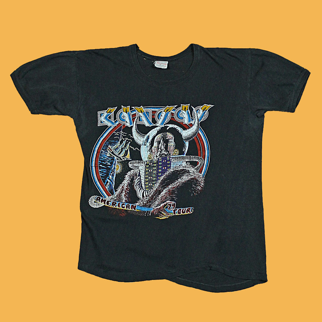 70s Kansas Tour 1979 popular Monolith Album Concert Native American t-shirt Small