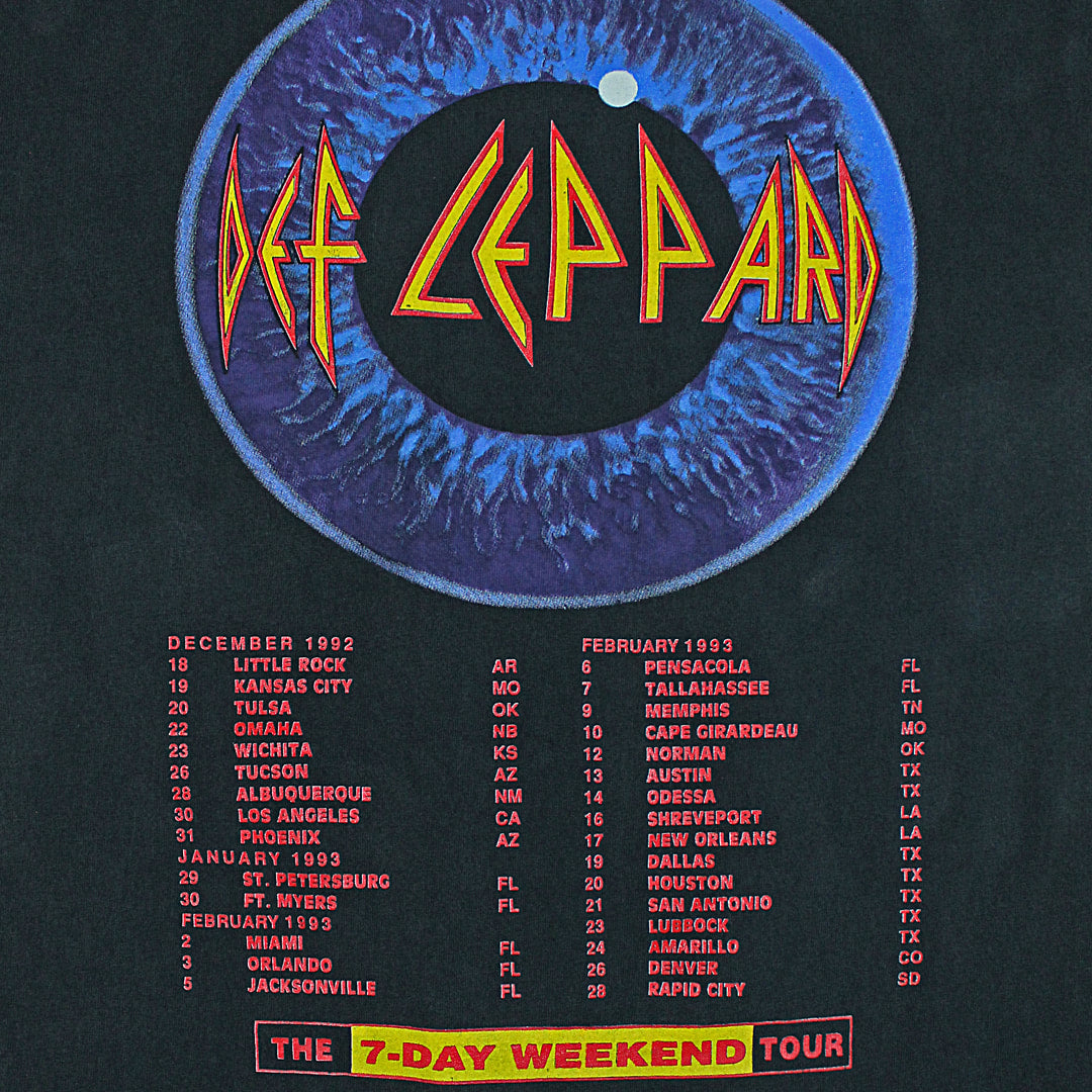 1992 Def Leppard Adrenalize "The 7-Day Weekend" Tour