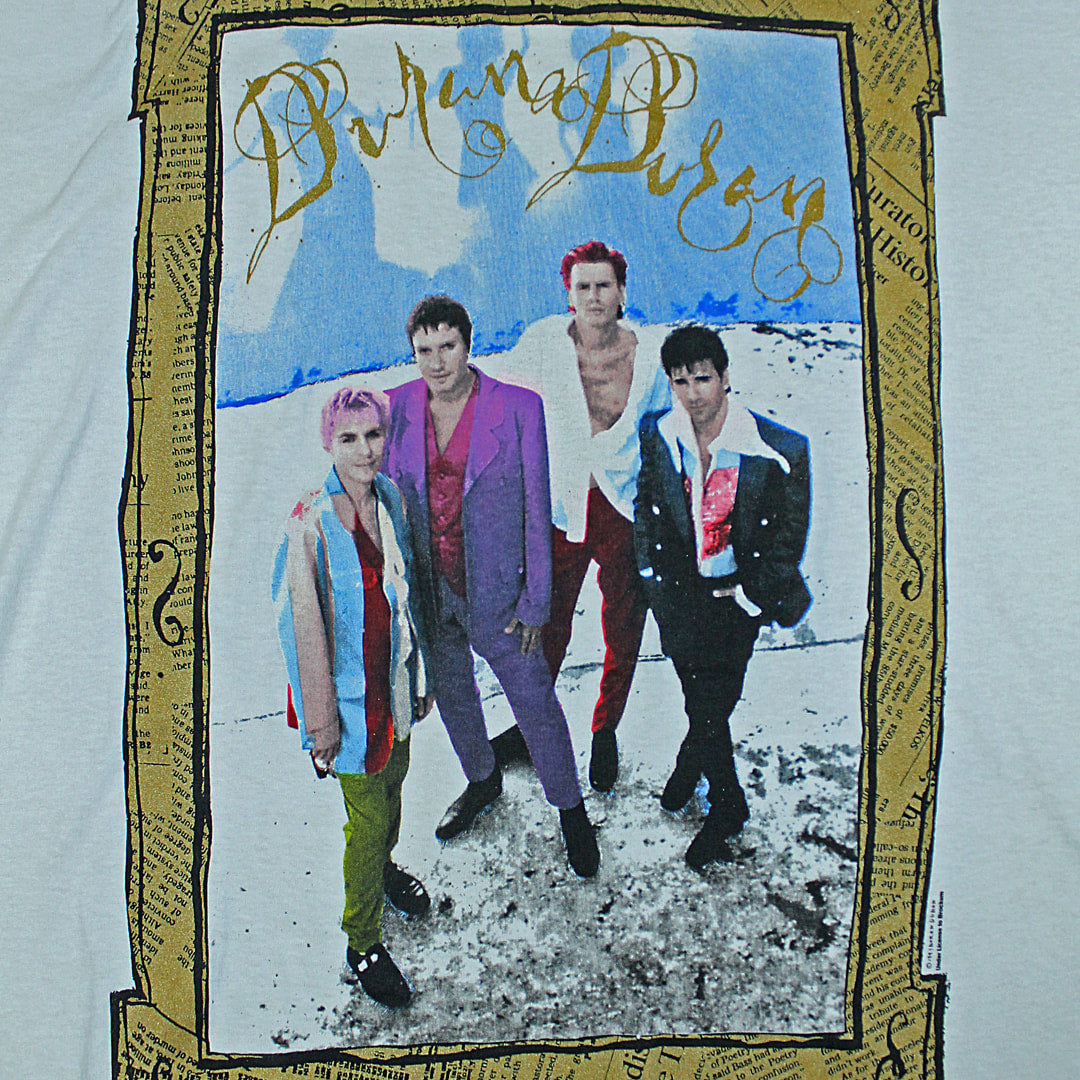 90s Brockum Duran Duran オールオーバープリント Tシャツ Vtg 1993 Duran Duran All Over Print T-shirt White XL 90s the