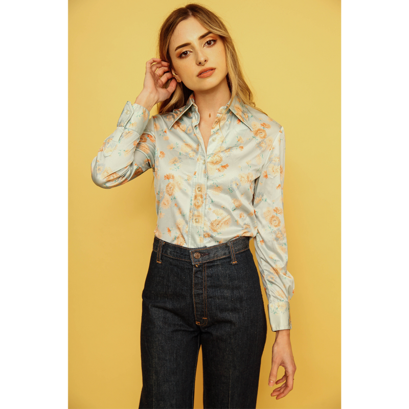 Blue Gardens Blouse