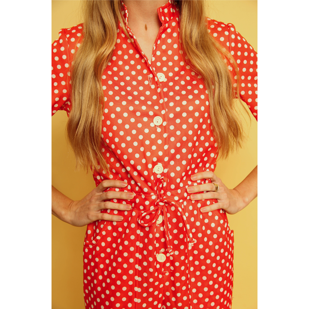 Little Red Polka Dot Jumper