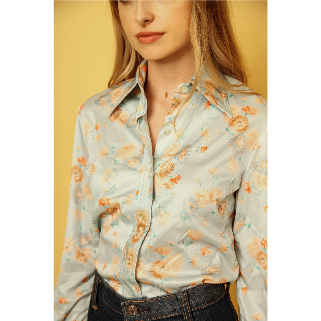 Blue Gardens Blouse