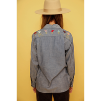 Embroidered Button Up Shirt