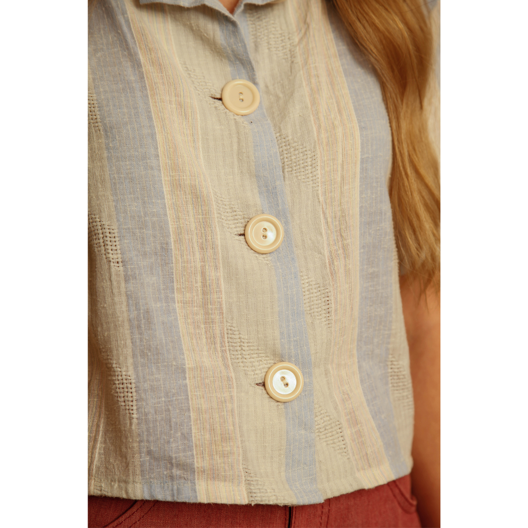 Seabreeze Boxy Button Down